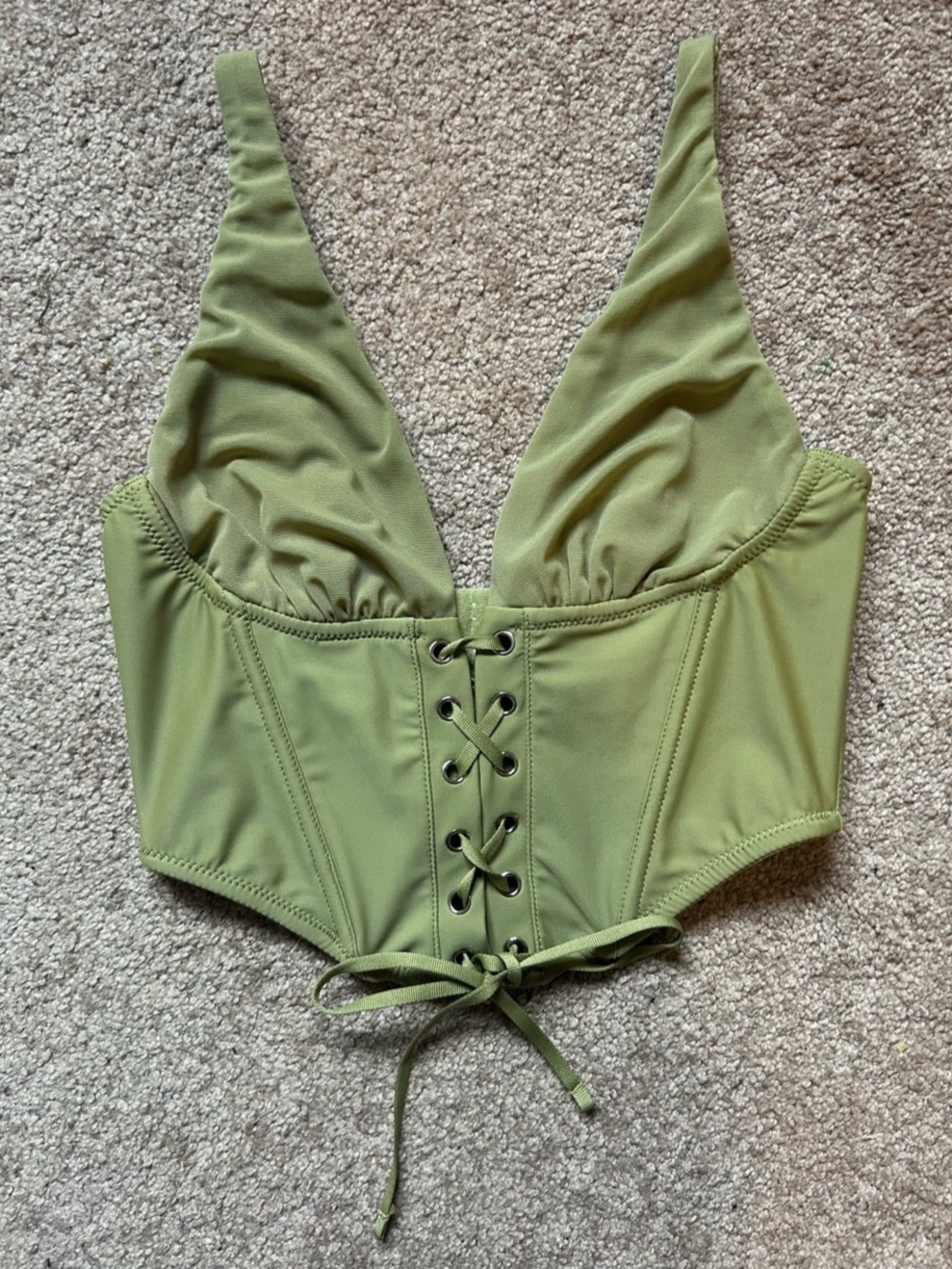 Urban outfitters out from under Lace-Up Corset Top